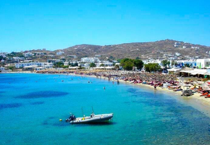 Magical Ornos! Beach House!Beach 1' Walk-Mykonos Town 2Km Buitenkant foto