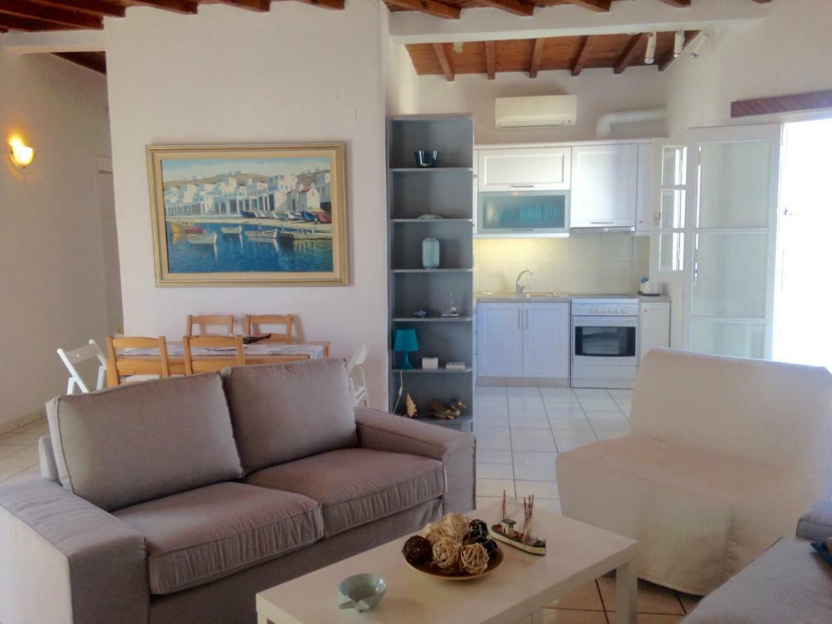 Magical Ornos! Beach House!Beach 1' Walk-Mykonos Town 2Km Buitenkant foto