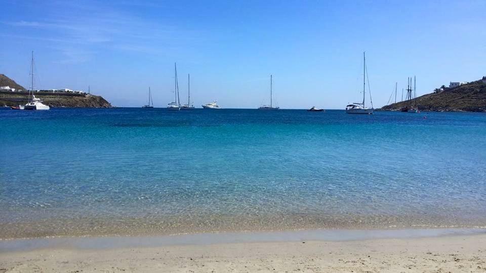 Magical Ornos! Beach House!Beach 1' Walk-Mykonos Town 2Km Buitenkant foto