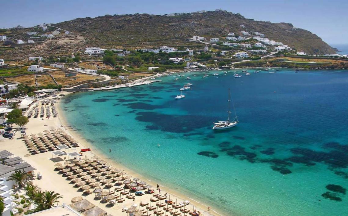 Magical Ornos! Beach House!Beach 1' Walk-Mykonos Town 2Km Buitenkant foto